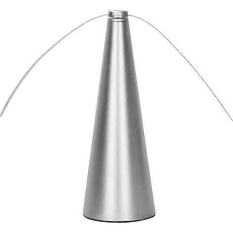 Tragbarer Ventilator zur Abwehr von Fliegen und Mücken, hält Insekten fern, ideal für Garten, Camping und Essen im Freien (silber) (1/5)