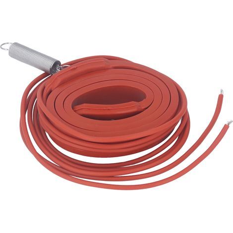 Ruban chauffant pour tuyau d'eau 220 V CA, 40 W, anti-gel, câble chauffant pour tuyauterie destiné à une pompe submersible à moteur, longueur 530 mm