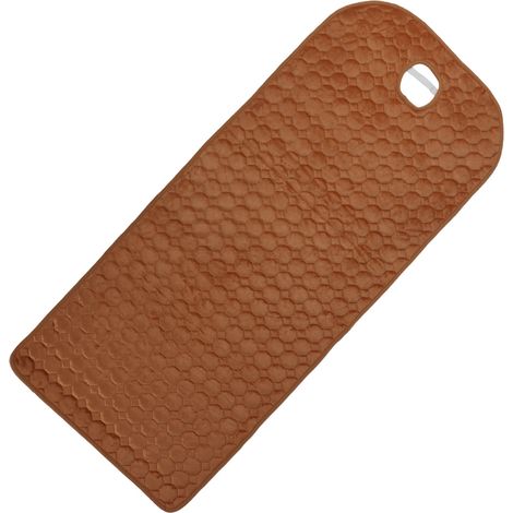 Drap de massage/couverture pour lit de spa 80 x 190 cm avec trous de ventilation ronds (Camel) (1/5)