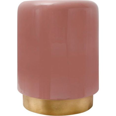 Table d'Appoint Haute "Louana" 44cm Rose (1/4)