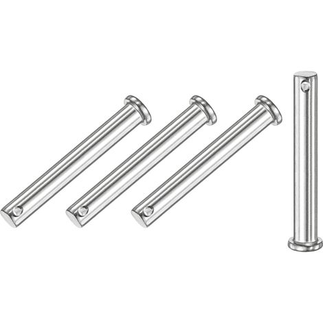 4 Pcs Broches à Œil Unique M10 x 70Mm Broches à Œil Plat (1/5)