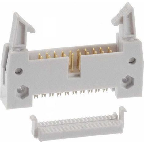 Connettore IDC maschio da flat 20 vie con estrattori