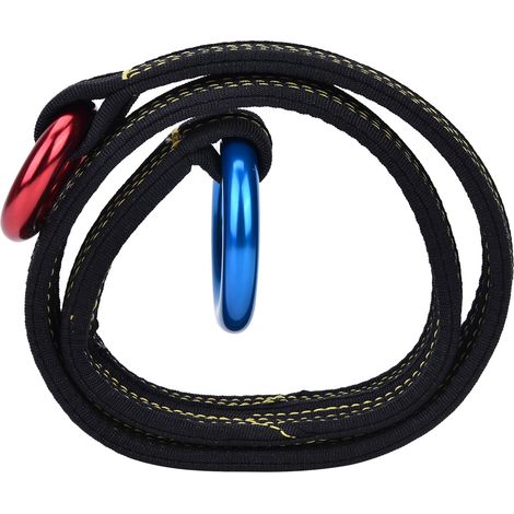 Lanyard de Secours Escalade Durable avec Deux Anneaux pour Travaux Arboricoles Jardin (1/5)