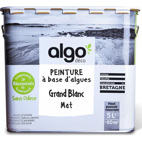ID Peinture mur / plafond ID Algo blanc mat, 5 l