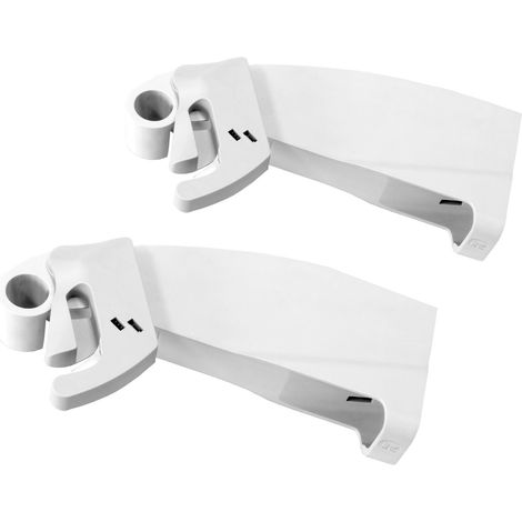 SoftStopp-Plus-Dämpfer-Set (Weiß) für LeMans II Für rechts ausschwenkbare Tablare, sanftes und leises Einfahren