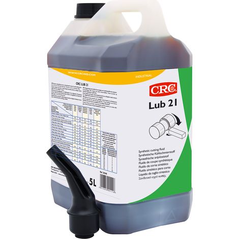 Huile de coupe CRC Lub 21, Lub 21 CRC, 5 l, Liquide hydrosoluble ( Prix pour 1 )