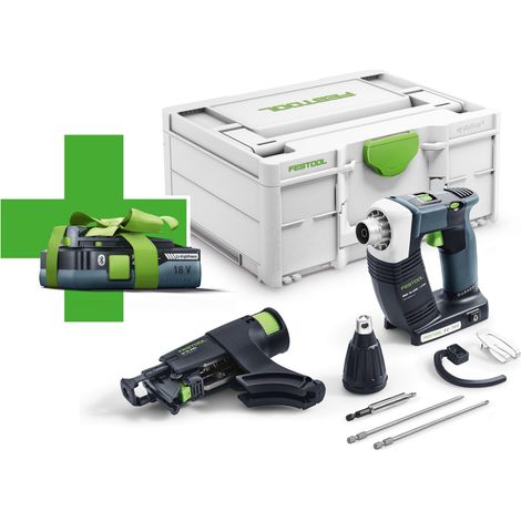 Festool – Visseuse sans fil 18V 4,0Ah – Moteur Brushless EC-TEC – Couple 14Nm pour plaques de plâtre – Systainer inclus – Utilisation prolongée sans fatigue - 18-4500-Basic-4