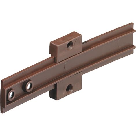 Glissière Porte Réfrigérateur Encastrable Charnière Accompagnement Guide 150 mm Frigo Plastique Meuble, Brun (1/3)