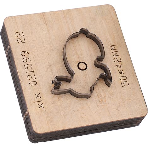 Stanzform aus Leder und Metall in Hasenform aus legiertem Stahl für DIY-Bastelarbeiten (1/5)