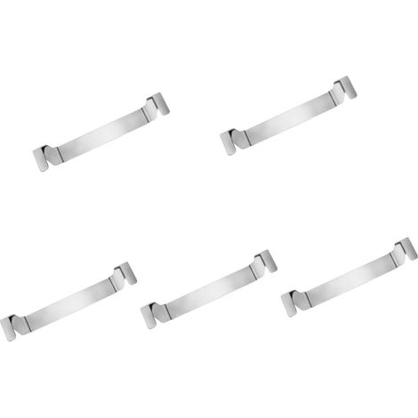 Ensemble de 5 spatules de barbecue en métal, organisateur pratique, ustensiles et accessoires pour grillades.
