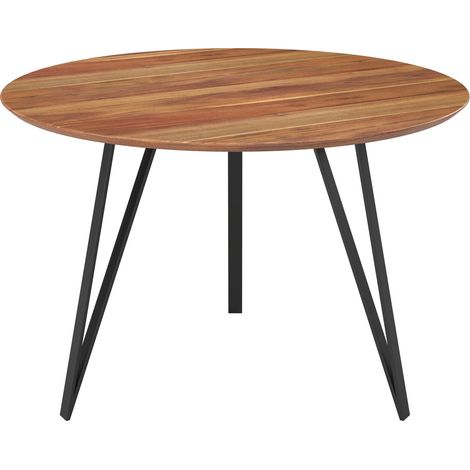 Mömax Esstisch rund Malmo in Holz Akazie massiv Ø ca. 120 cm (1/5)