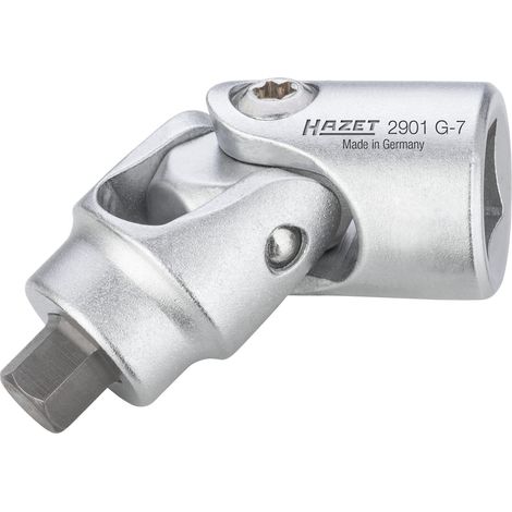 Hazet Bremssattel-Gelenkeinsatz 2901G-7, 3/8 (10 mm) Vierkant hohl, Innen Sechskant Profil, SW 7 mm (1/3)