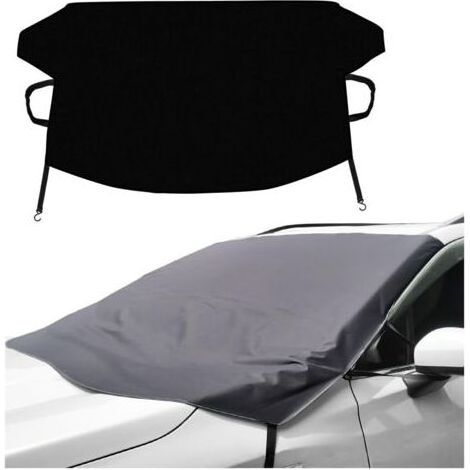Couverture Pare-Brise Voiture, Bache de Protection Hiver pour Véhicules, Protege Pare Brise Givre et Fenetre Avant, Contre Neige, Gel, Soleil et Poussière, pour Plupart des VéHicules (1/4)
