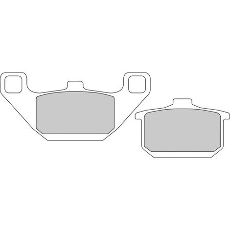Plaquette de frein Métal Fritté Sinter Grip Road - R90 (1/2)
