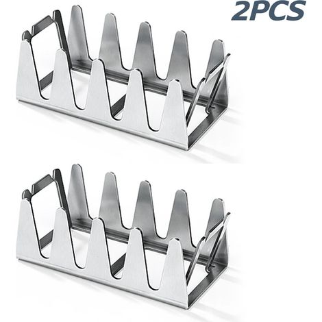Filiyano-Barbecue portable d'extérieur en acier inoxydable pour le camping (lot de 2) (1/5)