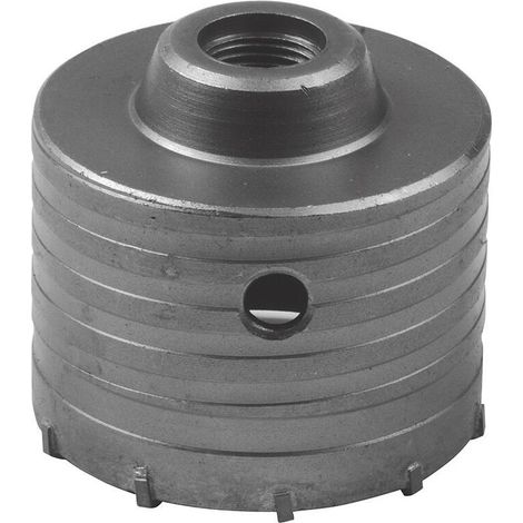 Scie cloche trepan tct de 80 mm tranchants en carbure 1/2 bsp - Scie cloche trepan tct de 80 mm tranchants en carbure 1/2 bsp (1/2)