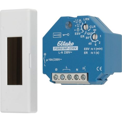 Eltako Actionneur radio télérupteur-relais avec sonde FSR61NP-230V+FTK rw
