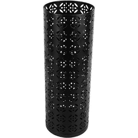 Porte-parapluies pour la maison, porte-parapluies autoportant, porte-parapluies rond noir (1/5)