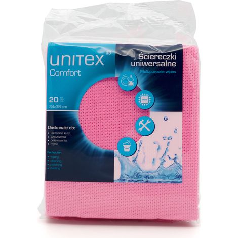 Unitex rotes Tuch, 20er-Packung