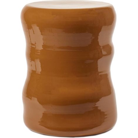 Serax Pawn tabouret rouille en terre cuite design organique