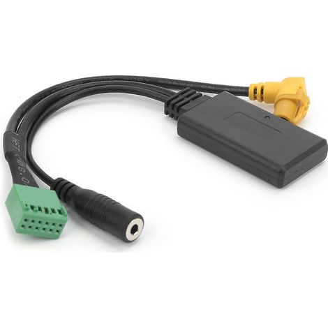 12-poliger Bluetooth-AUX-Adapter für Autos, Multimedia-Audiokabel, Mikrofon, Freisprecheinrichtung, passend für MMI 3G