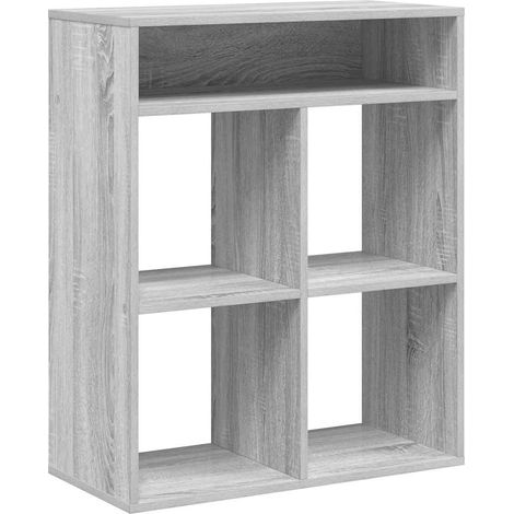 Maison Exclusive - Bücherregal Grau Sonoma 66x31x80 cm Holzwerkst