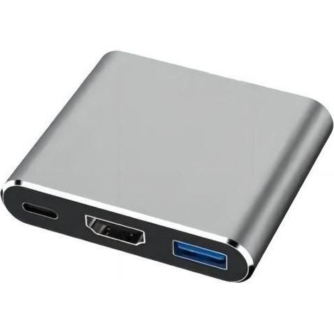 Hub MicroConnect da USB-C a USB 3.0, HDMI, USB-C, MC-HUBAV1