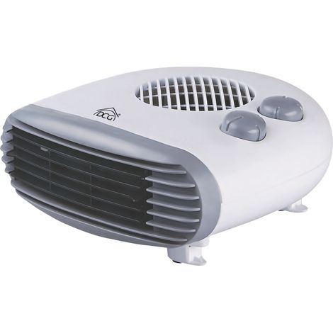 DCG HL9732 Termoventilatore Orizzontale da Tavolo 2000 W termostato regolabile protezione surriscaldamento colore Bianco (1/3)