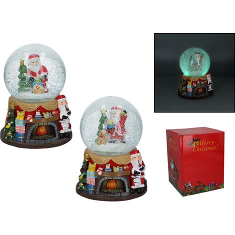 Statuetta di pallina di Natale in vetro, decorazione natalizia, regalo (1/4)