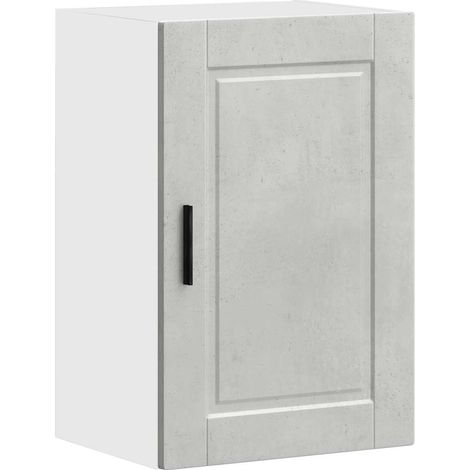 Meubles de Rangement,Armoire murale de cuisine Porto gris béton bois d'ingénierie CFW568037 (1/5)