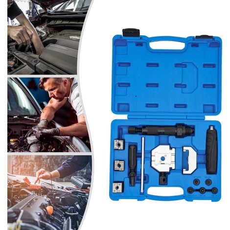 Dispositif de Raccordement Hydraulique Mobile pour Tuyaux de Frein, Idéal pour Acier, Aluminium, Cuivre, Avec Raccord Rapide (1/5)
