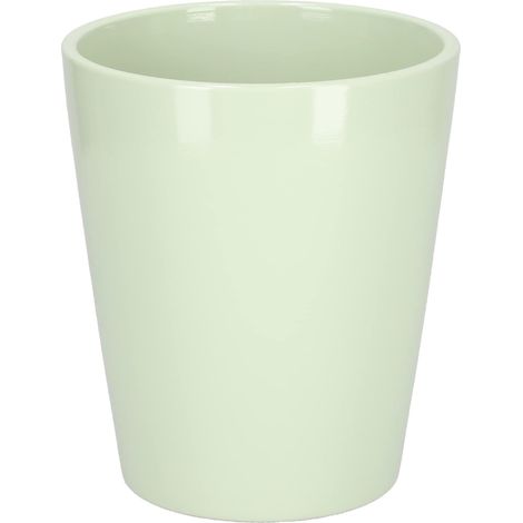 KOTARBAU Pot de fleurs en céramique pour orchidées H 150 mm Ø 120 mm menthe (1/5)