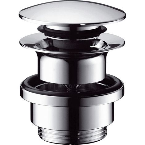 Schläfer 4051001 Piletta Click Clack Universale per Lavabo Bagno e Bidet con Troppopieno, Scarico Pop-up per Lavandino 1" 1/4, Valvola di Scarico in Ottone Cromato (1/5)