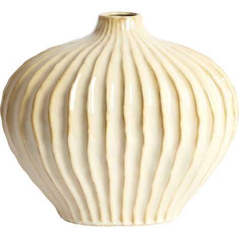 Light & Living LORITO Vase Keramik Sand-Beige – 35x21x30 cm