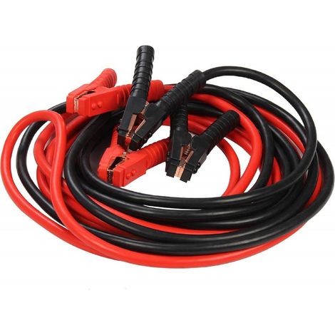 Car Jump Leads Heavy Duty 6 Meter 3000 Amp Booster Cables for Petrol & Diesel Vehicles with Safe Crocodile Clips and Storage Bag