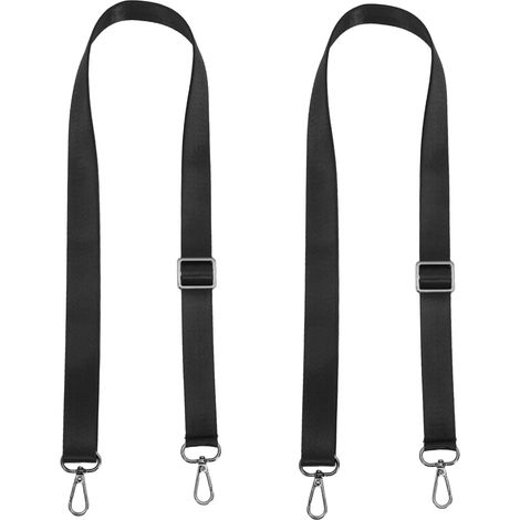 Lot de 2 Sangles Réglables en Nylon 25 Mm pour Couvertures de Chevaux, Fixation Double Boucle Pivotante, Sangles pour Jambes de Couverture, Accessoires Équitation Robustes (1/5)