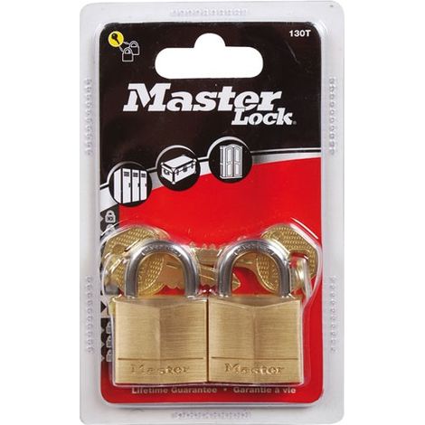 MASTER LOCK - Cadenas laiton 30mm s'entrouvrant bl2