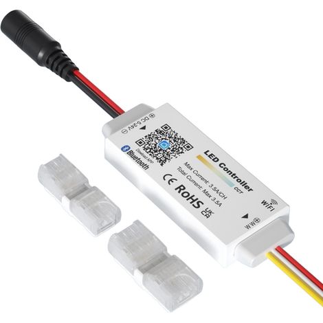 Controlador CCT Mini - WiFi + Bluetooth - 5-24V DC - 3.5A (1/2)