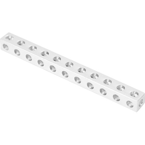 Poutre carrée en aluminium à 11 trous, pièces de rechange pour robots, référence 3106-0011-0088, 8 x 8 x 88 mm (1/5)