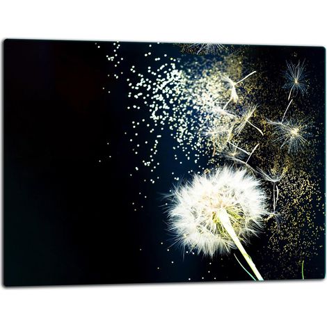 Schneidebrett aus Glas, 52x40 cm, Blumenmuster (1/5)