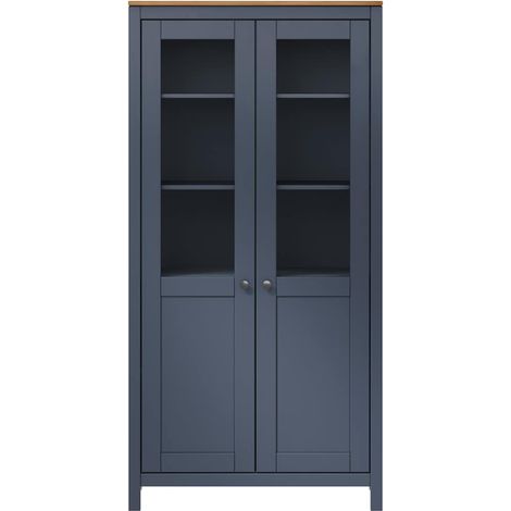 Maison Exclusive - Credenza Alta Hill Grigia 85x37x170,5 cm in Legno di Pino (1/4)