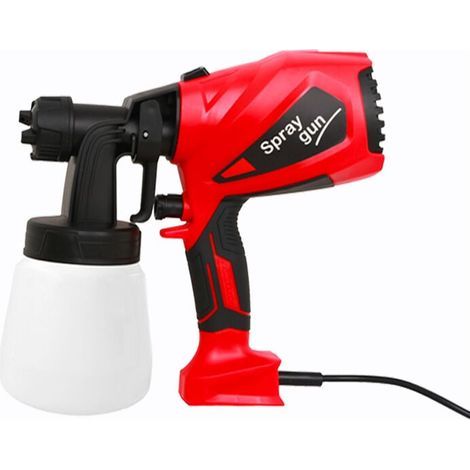 Pistolet a Peinture, 3200W HVLP Pistolet Peinture, Réservoir 1200ML, 3 Buses , Facile à Nettoyer, pour Murs et Plafonds, Clôtures (1/5)