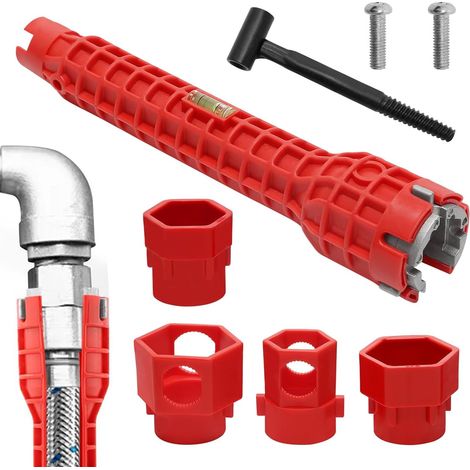 Clé Robinet Lavabo, 14 En 1 Multifonctionnelle Cuisine-Bain Outil (1/5)