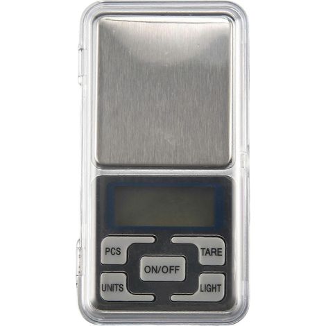 Mini balance numérique de précision 500 g x 0,01 g pour bijoux, avec écran LCD et outil de pesage de poche. (1/4)