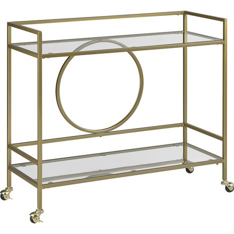 Servierwagen KERRY Metall Gold