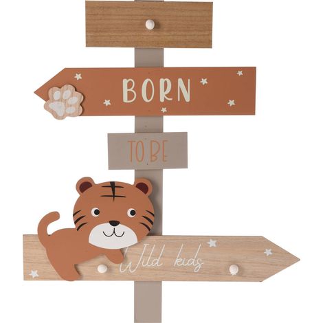 Kindergarderobe Zoo, 44 x 3,5 x 51,5 cm