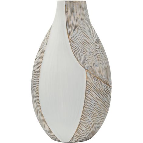 Vase en résine Ho Chi Minh 29,5 x 13,5 x 50 cm (trou 8 x 5 cm) (1/5)