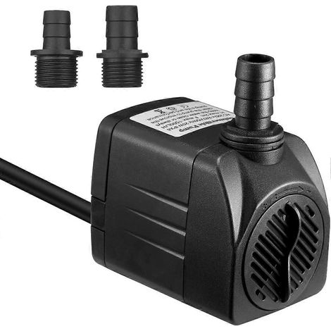 Pompe à eau submersible 1500 l/h, pompe d'aquarium ultra-silencieuse 25 W avec 48 heures de fonctionnement à sec, pompe de fontaine m [DB] (1/4)