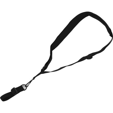 Sangle universelle en nylon noir pour souffleuse, débroussailleuse et tondeuse