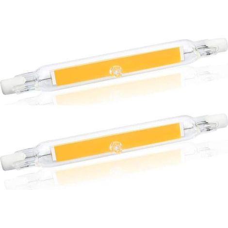 R7s 78 mm J78 COB LED-Glühbirne, 5 W – 500 Lumen – entspricht 30 W, 48 W, 50 W Halogenbirne – 2 Stück – 4000 K Tageslicht (1/4)